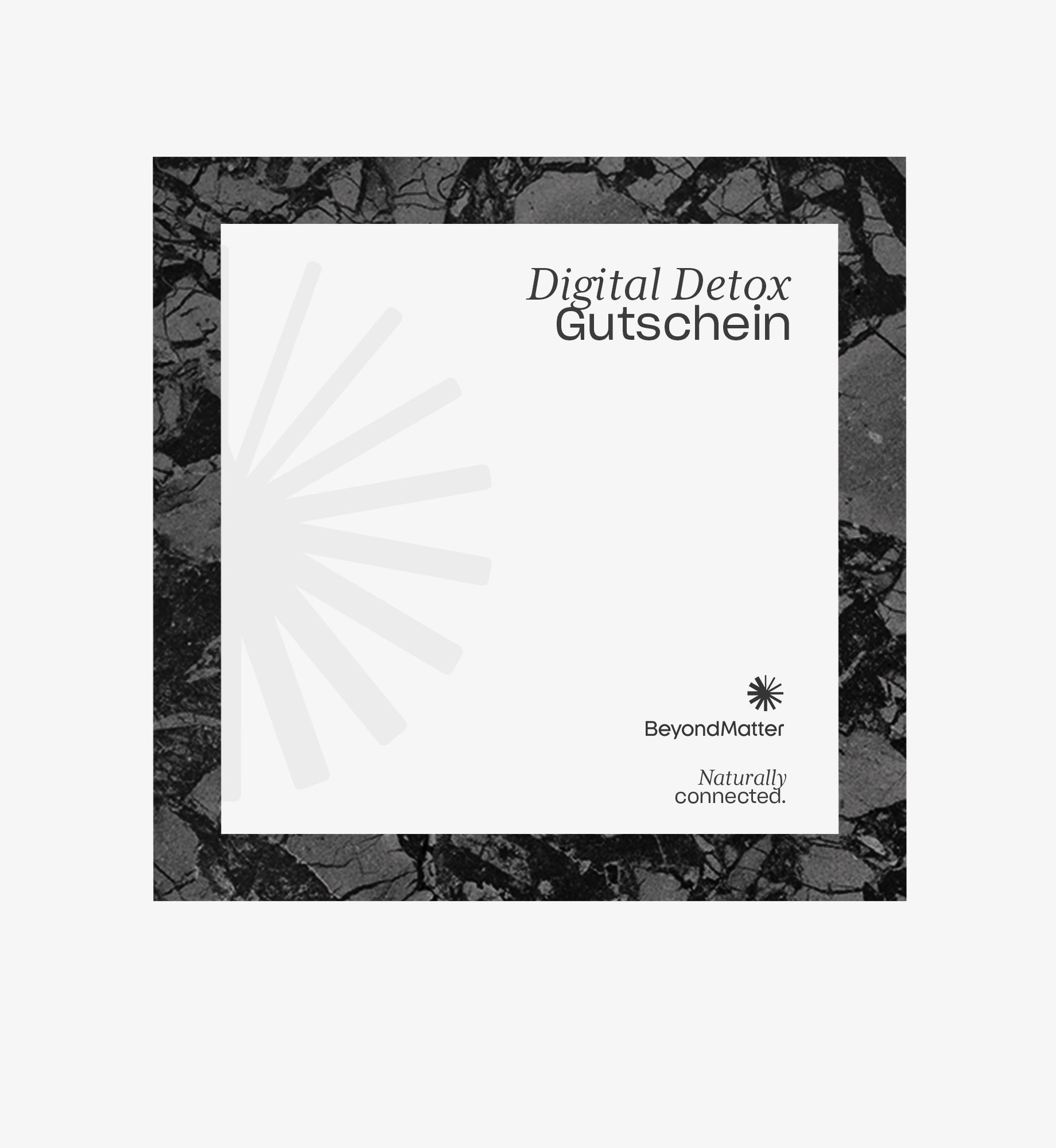 Geschenkgutschein für alle Produkte zum Schutz vor Elektrosmog und 5G von Beyond Matter.
